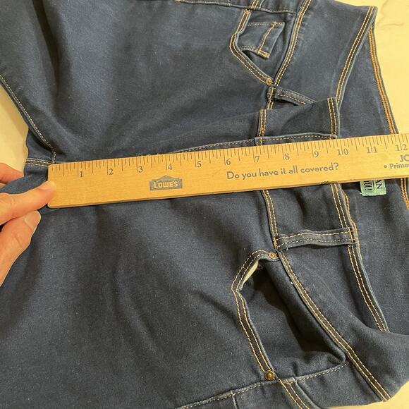 Women's Straight Leg Jeans - Blue - Picture 7 of 8